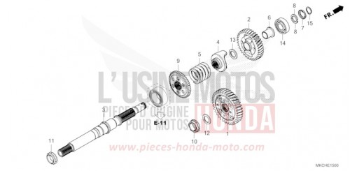 OUTPUT SHAFT GL1800BDM de 2021